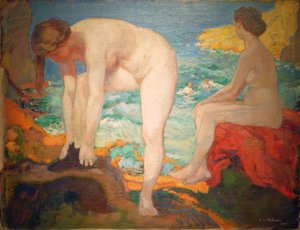 L. v. Hofmann, Bathers by the Sea