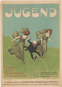 Poster for the magazine Jugend by Ludwig von Zumbusch