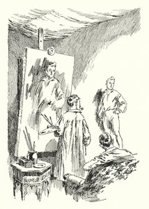 Illustration for The Picture of Dorian Gray by Oscar Wilde by Lui Trugo