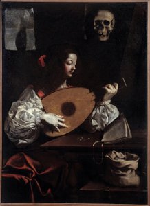 Lute Player by Luigi Miradori