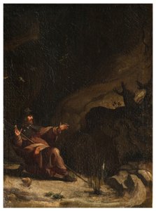 North Transept, Altar of San Rocco, San Rocco visited by the fairs in the desert by Luigi Miradori