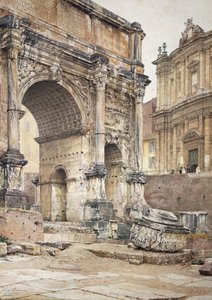 The Arch of Septimius Severus in Rome