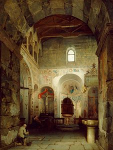 The Ancient Gravedona Baptistery by Luigi Bisi