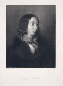 Portrait of George Sand, pub. 1837 by Luigi Calamatta