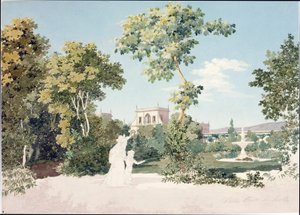 View of Villa Corsi a Sesto Fiorentino near Florence by Luigi Garibbo