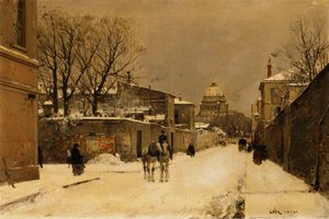 A Street near Les Invalides, Paris by Luigi Loir