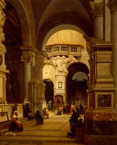 Santa Maria del Popolo Church in Rome by Luigi Marchesi