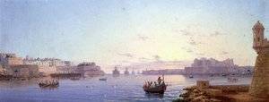 The Grand Harbour, Valletta by Luigi Maria Galea
