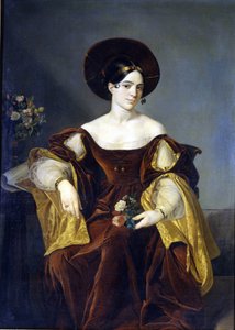 Maria de la Felicidad Malibran (1808-1836), Painting by Luigi Pedrazzi by Luigi Pedrazzi