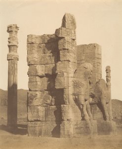 Gate of All Nations, Persepolis, Fars, 1840s-60s by Luigi Pesce
