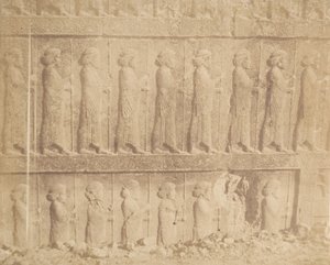 Procession on the Facade of the Grand Staircase by Luigi Pesce