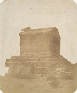 Tomb of Cyrus at Pasargadae by Luigi Pesce