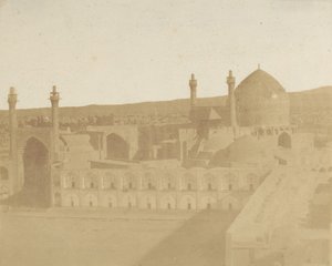 Iran, Piazza at Isfahan, 1858