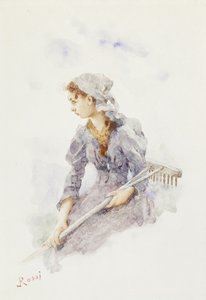 The Harvest Girl by Luigi Rossi