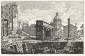 The Column of Phocas at the Roman Forum