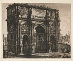 View of the by Luigi Rossini