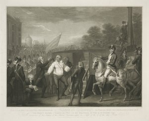 Louis XVI at the Scaffold by Luigi Schiavonetti