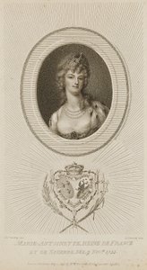 Marie Antoinette, Queen of France by Luigi Schiavonetti