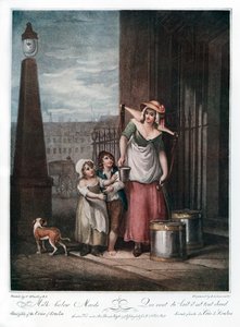 Milk Below Maids by Luigi Schiavonetti