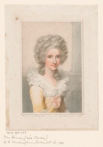 Portrait of Sculptor Anne Seymour Damer by Luigi Schiavonetti