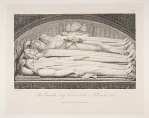 The Counsellor, King, Warrior, Mother & Child in the Tomb, from The Grave, a Poem by Luigi Schiavonetti