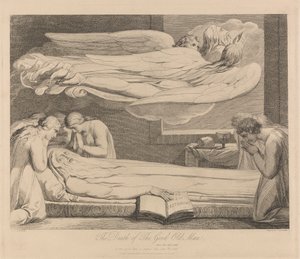 The Death of the Good Old Man by Luigi Schiavonetti