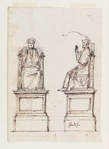 Design for a Marble Throne for the Statue of St. Peter, St. Peter