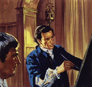Gainsborough lived in Ipswich, earning a living painting portraits by Luis Arcas Brauner