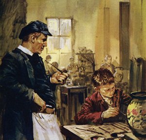 Pierre Auguste Renoir Worked as a Child in a China Factory by Luis Arcas Brauner