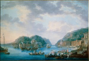 View of the Port of Pasajes by Luis Paret y Alcazar