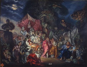 The watchfulness of Diogenes by Luis Paret y Alcazar