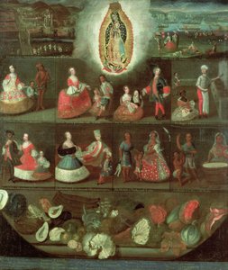 The Virgin of Guadalupe, Mexican by Luis de Mena