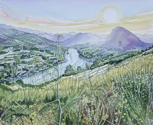 River Valley Sunrise by Luisa Millicent