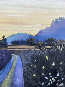 Winding Path at Dawn by Luisa Millicent