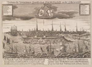 Hamburg Seen from the Elbe
