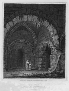 Part of the Interior of the Castle at Newcastle, Northumberland