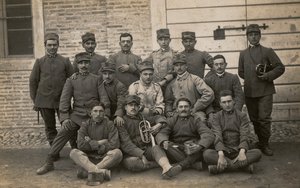 Soldiers of the 36th Infantry Regiment with Two Trumpeters by Lusvardi Lusvardi