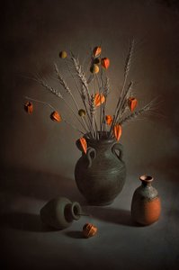 Autumn Pottery Still Life