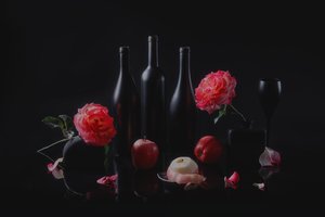 Elegant Dark Still Life
