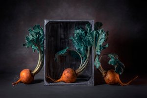 Golden Beets Rustic Still Life