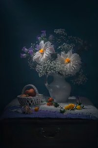 Moody Floral Still Life