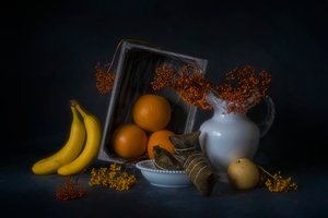 Rustic Autumn Fruit