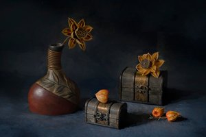 Rustic Botanical Display by Lydia Jacobs