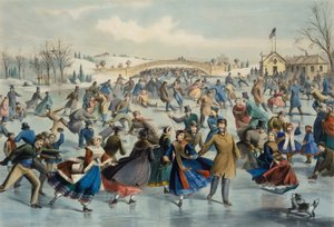 Central Park, Winter - The Skating Pond