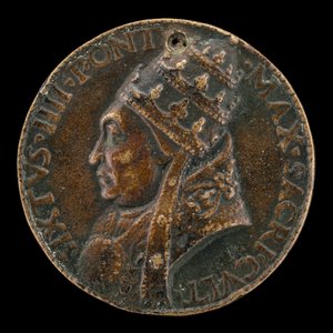 Sixtus IV Francesco della Rovere, Pope 1471 [obverse] by Lysippus Junior
