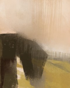 Abstract Calm Landscape by MANSI SAXENA
