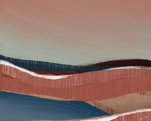 Abstract Earth Layers by MANSI SAXENA
