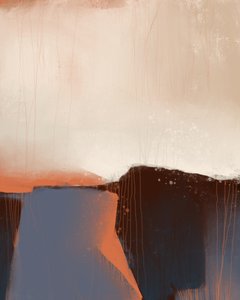 Earthy Abstract Horizon by MANSI SAXENA