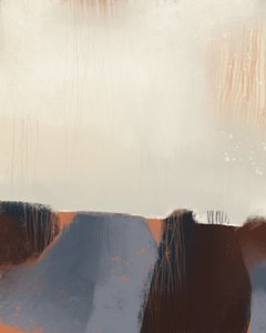 Earthy Abstract Horizon by MANSI SAXENA
