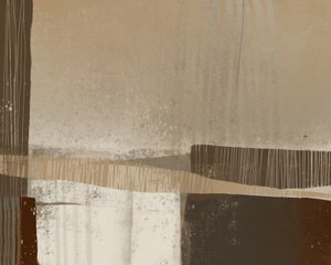Earthy Geometric Abstract by MANSI SAXENA